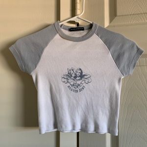 Brandy Melville Heaven Sent Baby Tee